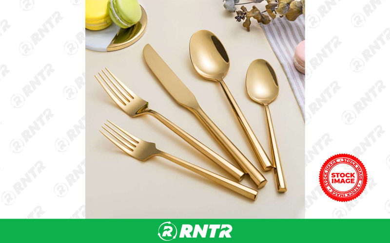 Generic York Gold Satin Flatware – For rent in broadview-heights, ohio – Broadview Rental | RNTR.com – Image 1