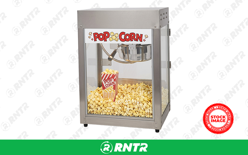 Generic Popcorn Machine w 50 servings – For rent in little-rock, arkansas – Mr Calvins Bouncers | RNTR.com – Image 1
