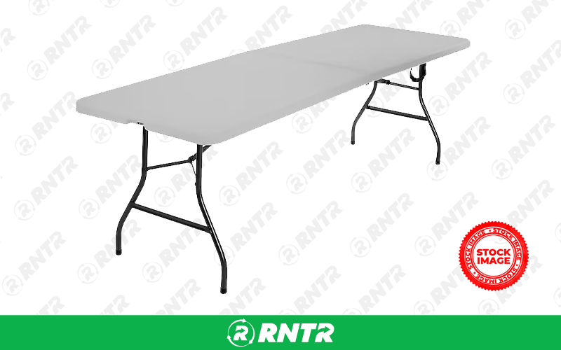 Tables 8ft Banquet- Plastic Folding – For rent in lakeland, florida – Premier Parties, LLC | RNTR.com – Image 1