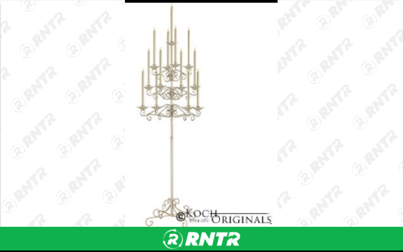 Generic 13 Light Tree Candelabra - Brass (Pair) – For rent in Hiram, Georgia – Unlimited Party Rental | RNTR.com – Image 1