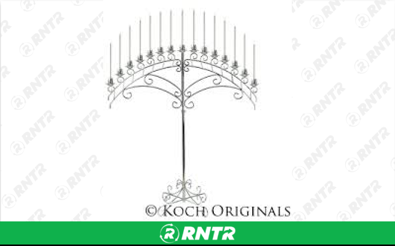 Generic 15 Light Arch Candelabra - Nickel (Pair) – For rent in Hiram, Georgia – Unlimited Party Rental | RNTR.com – Image 1