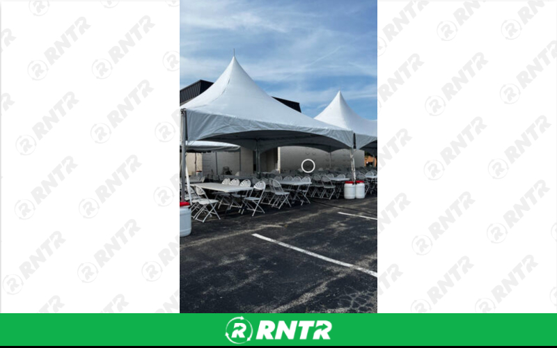 Generic 20 x 20 High Peak Tent – For rent in chicago, illinois – Fiesta Party Rental | RNTR.com – Image 1