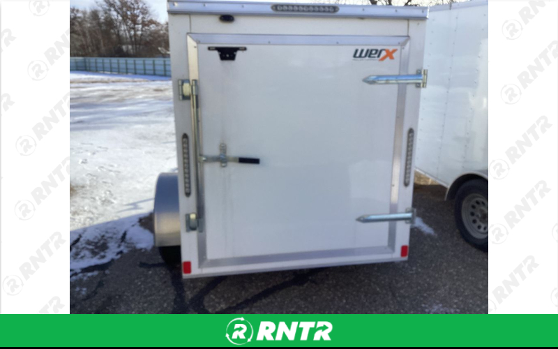 Werx Trailer For Rent 5' x 8' Enclosed Trailer – For rent in alexandria, minnesota – RNTR Depot of Alexandria MN | RNTR.com – Image 1