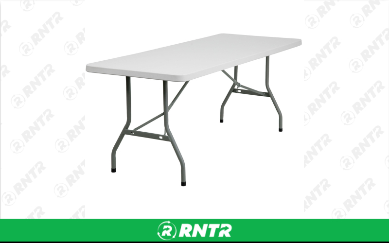 Generic 6' Rectangular Folding Tables – For rent in chicago, illinois – Fiesta Party Rental | RNTR.com – Image 1