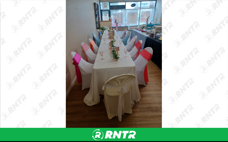 Generic 8' Folding Tables – For rent in chicago, illinois – Fiesta Party Rental | RNTR.com – Image 1
