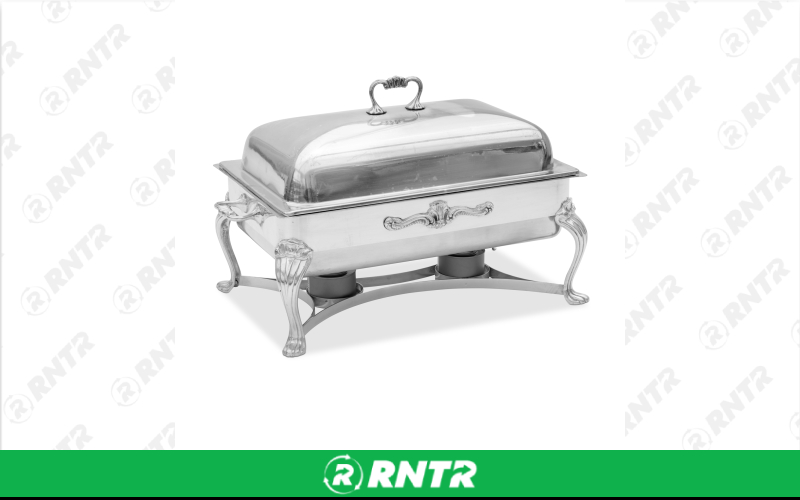 Generic 8 Quart Silver Chafer – For rent in Hiram, Georgia – Unlimited Party Rental | RNTR.com – Image 1