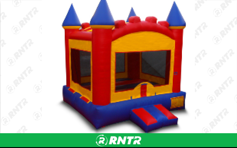 Generic Castle Moonwalk 13' x 13' - Pink – For rent in hiram, georgia – Unlimited Party Rental | RNTR.com – Image 1