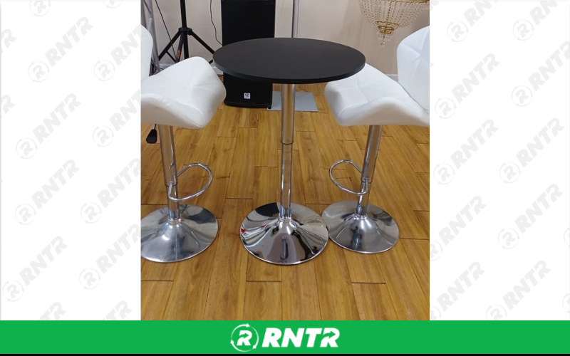 Generic Cocktail Table / Linen / Chair Bundle – For rent in chicago, illinois – Fiesta Party Rental | RNTR.com – Image 1