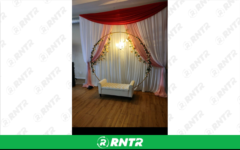 Generic Room Enhancements - Circle - Without Fabric – For rent in chicago, illinois – Fiesta Party Rental | RNTR.com – Image 1