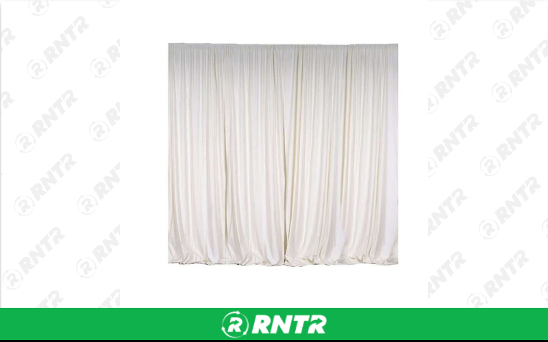 Creations 12' Ivory Scuba Backdrop – For rent in alexandria, minnesota – Creations Weddings & Events | RNTR.com – Image 1
