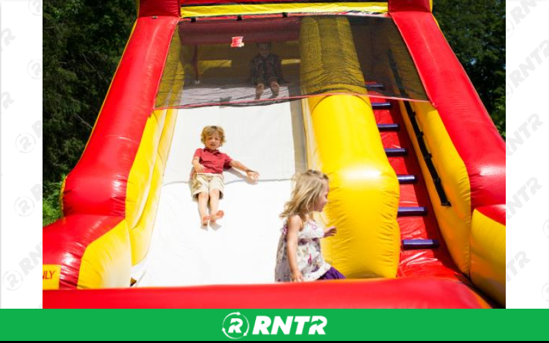 Generic 14' Slide -  Wet – For rent in howell, new-jersey – Mr. Happy Party Rentals | RNTR.com – Image 1
