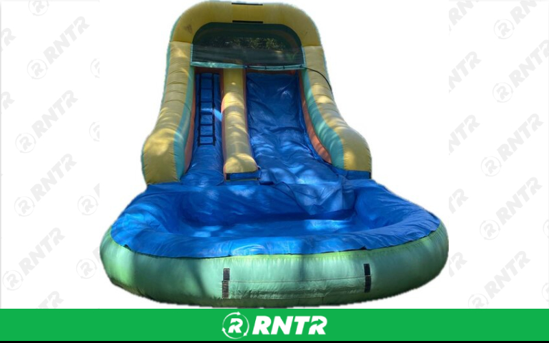 Generic 15ft Tropical Waterslide – For rent in little-rock, arkansas – Mr Calvins Bouncers | RNTR.com – Image 1