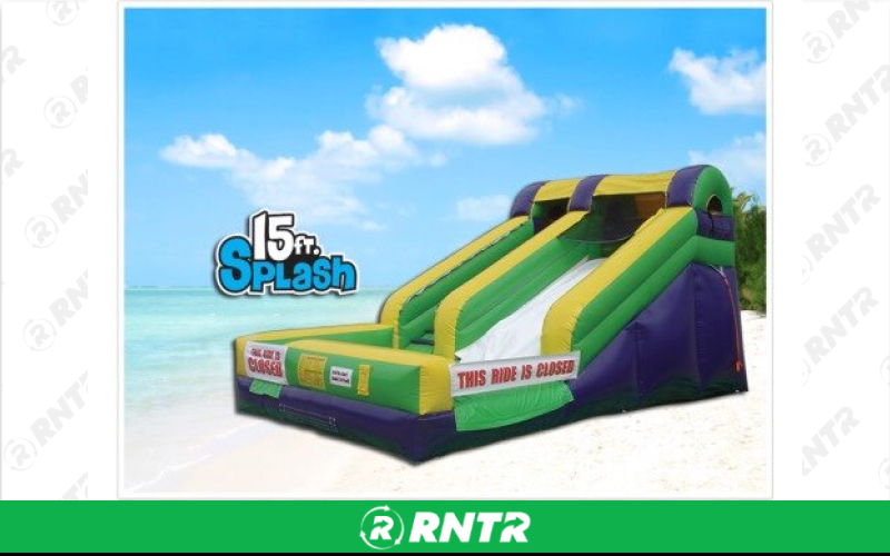 Generic 15ft Wet/Dry Slide – For rent in orlando, florida – King of Bounce | RNTR.com – Image 1