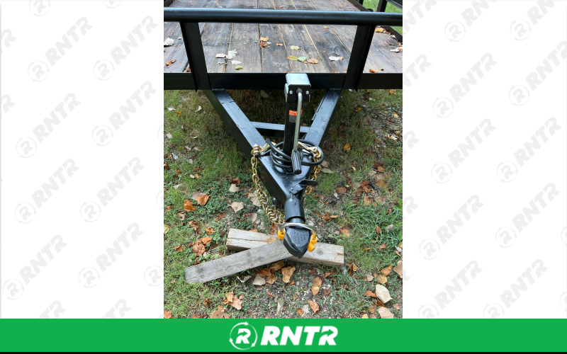 hmde 18' pipe top utility trailer with gate – For rent in ferris, texas – Kyle McMillin | RNTR.com – Image 1