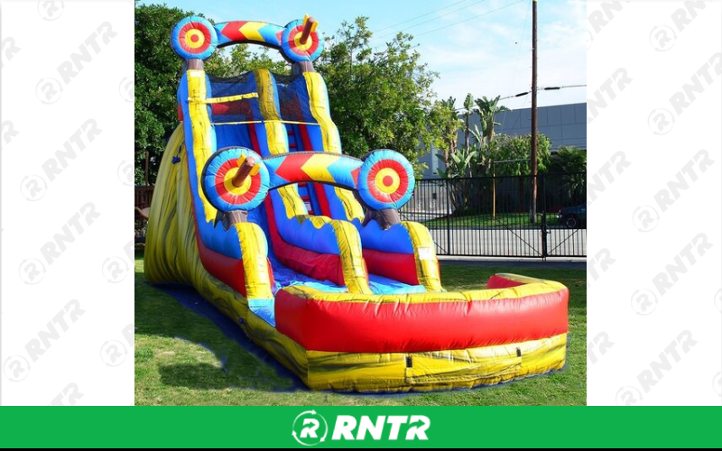Generic 20 Ft Target Water Slide – For rent in mangonia-park, florida – kids bounce 4 fun | RNTR.com – Image 1