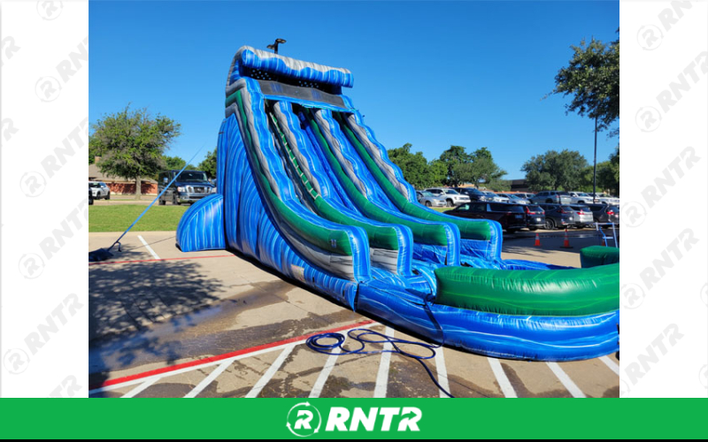Generic 22Ft River Wave Double Lane Water Slide – For rent in sachse, texas – Fun Times Party Rental | RNTR.com – Image 1