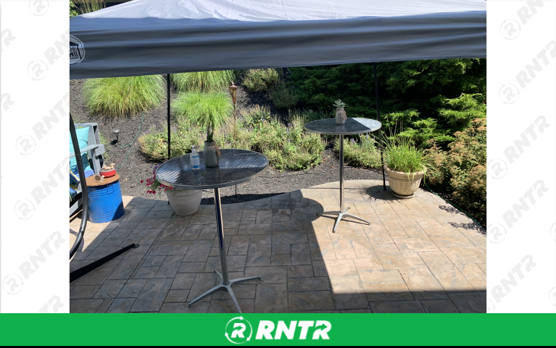 PS Furniture 30 Round Tables (30 High Marble) – For rent in lititz, pennsylvania – Tents For Rent LLC | RNTR.com – Image 1