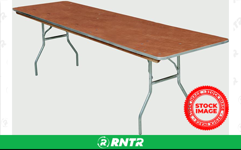 Generic 30x8' RECTANGULAR TABLE – For rent in pelican-rapids, minnesota – LAKELAND GENERAL STORE | RNTR.com – Image 1