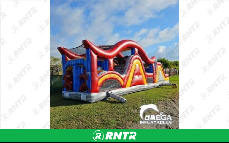 Generic 40 ft Marble Shadow Obstacle Course – For rent in cypress, texas – Events By ABA | RNTR.com – Image 1