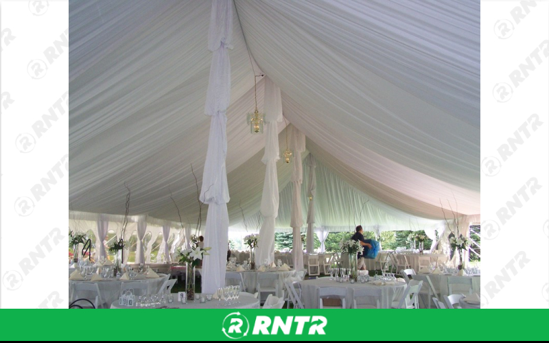 Generic 40'x120' Canopy Tent Liner – For rent in Seneca Falls, New York – Upstate Party Rental inc | RNTR.com – Image 1