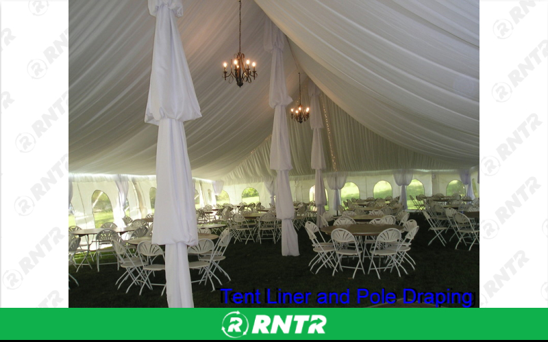Generic 40'x80' Canopy Tent Liner – For rent in Seneca Falls, New York – Upstate Party Rental inc | RNTR.com – Image 1