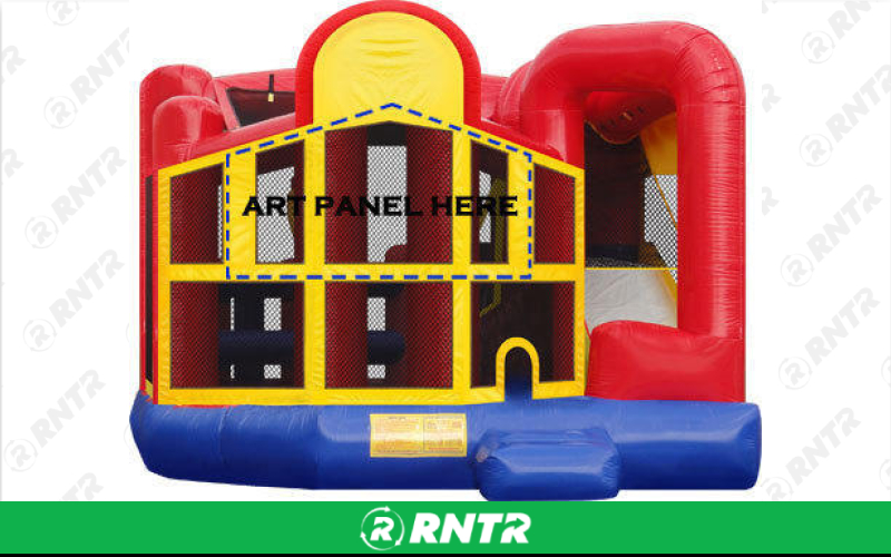 Generic 5-in-1 Bounce House with Dry Slide (19 x 20) – For rent in vancouver, washington – Bounce-n-Battle | RNTR.com – Image 1