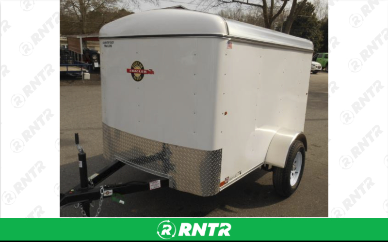 Trailermaster  5x8 Enclosed Trailer – For rent in barrett, minnesota – Riverside Rental | RNTR.com – Image 1