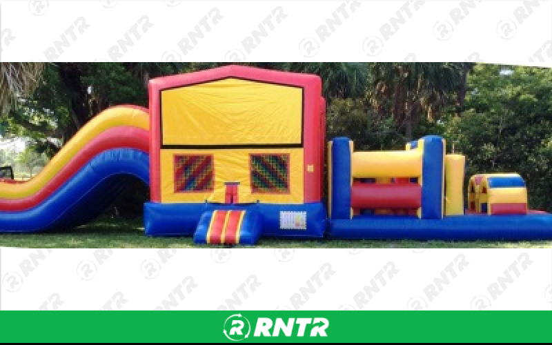 Generic 54ft Obstacle Course Wet - 52L x 13W x 14H – For rent in hallandale-beach, florida – Perfect Party Rental | RNTR.com – Image 1