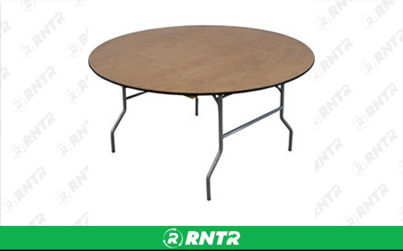 Generic 5' Round Tables – For rent in portage, wisconsin – Capital City Equipment | RNTR.com – Image 1