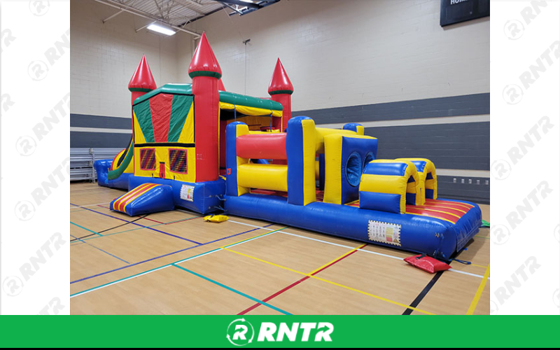 Generic 5n1 Combo w/ Obstacle Attachment – For rent in sachse, texas – Fun Times Party Rental | RNTR.com – Image 1
