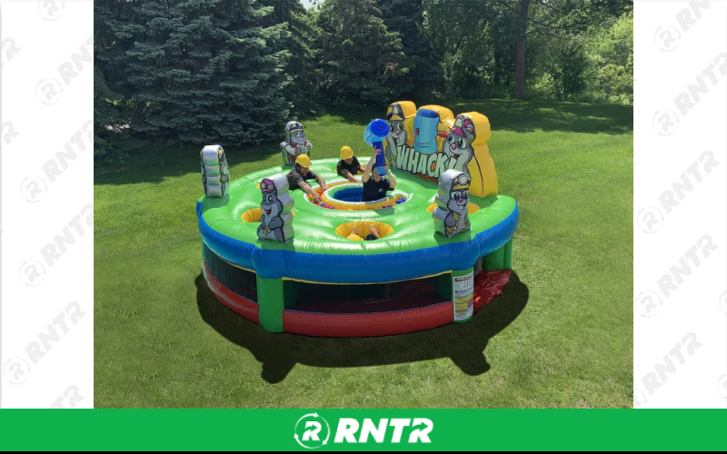 N-Flatables 6 Person Whack Mole Inflatable Game – For rent in hermitage, tennessee – Chief Rental Inc. | RNTR.com – Image 1