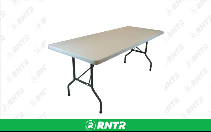 Generic 6’ Rectangle Table – For rent in portage, wisconsin – Capital City Equipment | RNTR.com – Image 1