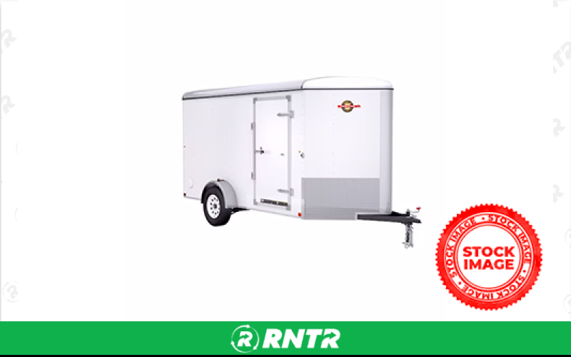Pack Horse Cargo 6ft x 12in Enclosed V-front Trailer – For rent in alexandria, minnesota – Hilltop Lumber & Rental Center | RNTR.com – Image 1
