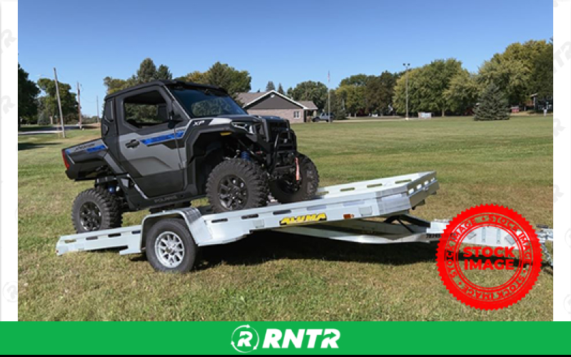 ALUMA ALUMA 7814 TILT BED UTILITY TRAILER – For rent in little-falls, minnesota – General Rental Center - Hilmerson Sports Center | RNTR.com – Image 1