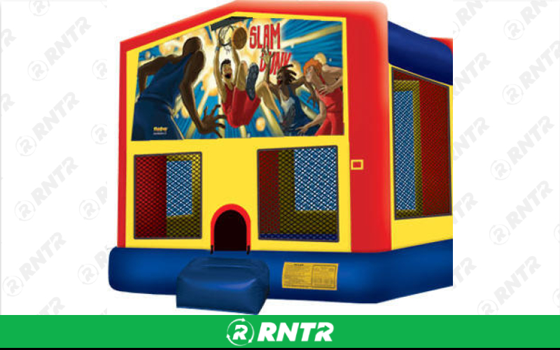 Generic Basketball Bounce House with Internal basketball hoop (13 x 13) – For rent in vancouver, washington – Bounce-n-Battle | RNTR.com – Image 1