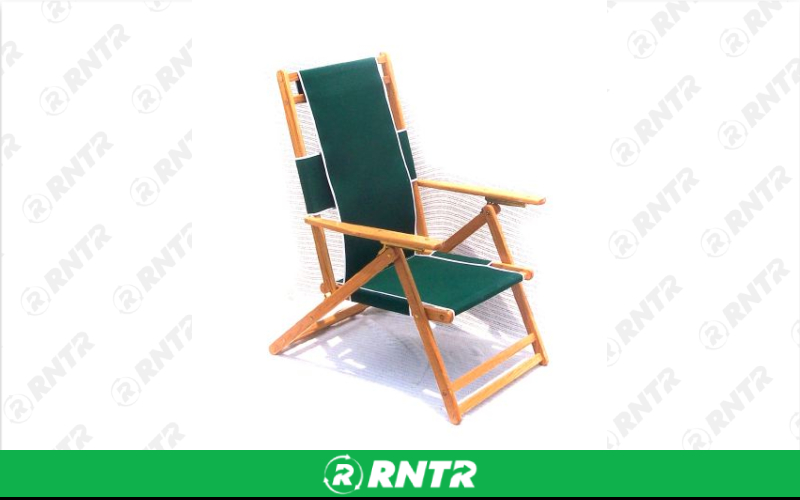 Beach Chair Beach Chair Classic Oak, No footrest – For rent in saint-augustine, florida – Big Bill\'s Beach Stuff | RNTR.com – Image 1