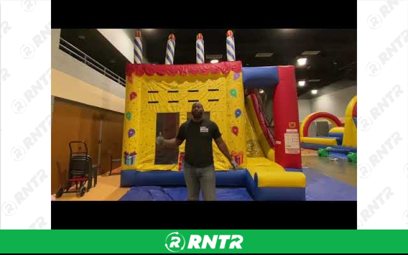Generic Birthday Cake Combo Bounce House – For rent in little-rock, arkansas – Mr Calvins Bouncers | RNTR.com – Image 1