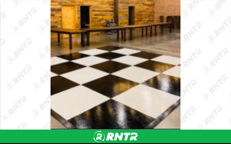 Generic Black & White Dance Floor - 18' x 18' – For rent in isanti, minnesota – Able Rental LLC | RNTR.com – Image 1