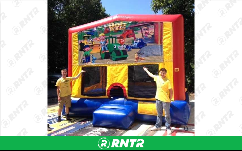 Generic Bob The Builder Combo w/slide and BB hoop – For rent in howell, new-jersey – Mr. Happy Party Rentals | RNTR.com – Image 1