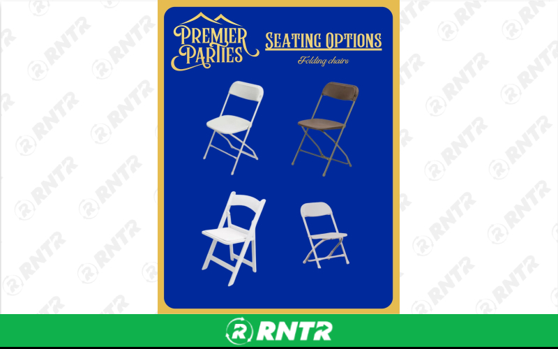 Chairs & Benches Brown Folding Chair – For rent in lakeland, florida – Premier Parties, LLC | RNTR.com – Image 1