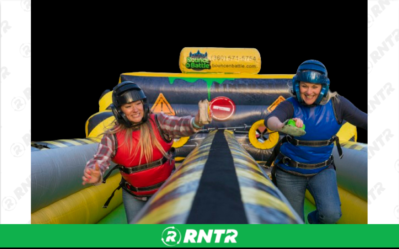 Generic Bungee Run - Toxic Meltdown – For rent in vancouver, washington – Bounce-n-Battle | RNTR.com – Image 1