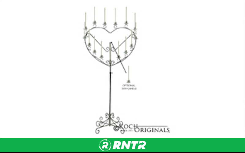 Generic CANDELABRA -  HEART – For rent in bayonne, new-jersey – Resnicks Party Rental | RNTR.com – Image 1