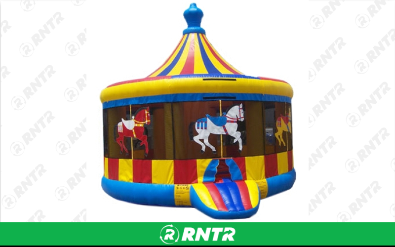 Generic Carousel Bounce House – For rent in sachse, texas – Fun Times Party Rental | RNTR.com – Image 1