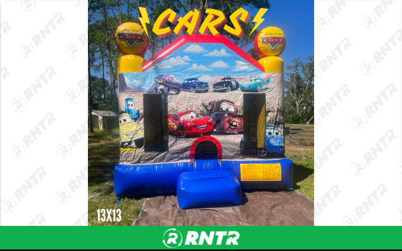 Generic Cars 13x13 Bounce House – For rent in sarasota, florida – Joyland Rentals | RNTR.com – Image 1