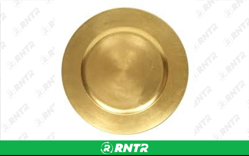 Generic Charger (Gold) – For rent in Seneca Falls, New York – Upstate Party Rental inc | RNTR.com – Image 1