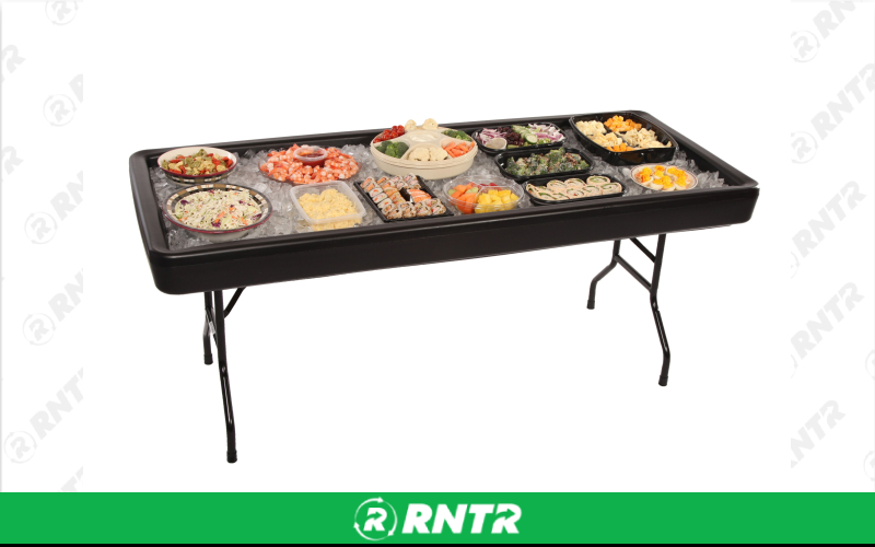 Generic Chill Table - 6 foot - Black – For rent in broadview-heights, ohio – Broadview Rental | RNTR.com – Image 1