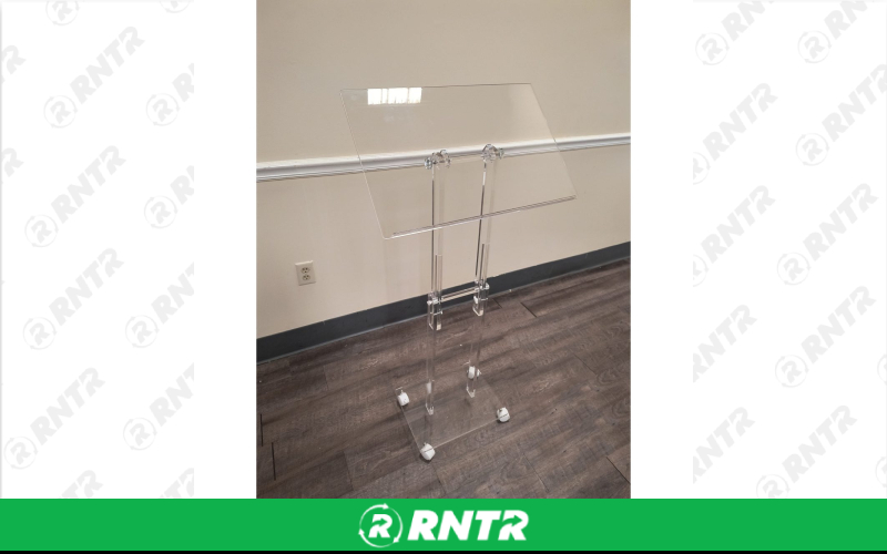 Generic Clear Podium – For rent in lilburn, georgia – JVC's Party Rentals & Event Hall | RNTR.com – Image 1