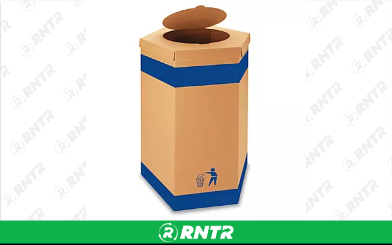 Generic Corrugated Trash Can with Lid – For rent in isanti, minnesota – Able Rental LLC | RNTR.com – Image 1