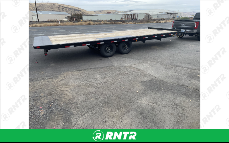 Big Tex Deckover Trailer 24' with 12k Warn winch – For rent in yakima, washington – Ridge Equipment Rentals LLC | RNTR.com – Image 1