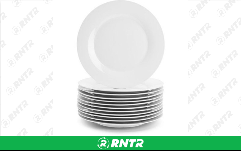 Generic Dinner Plates – For rent in lilburn, georgia – JVC's Party Rentals & Event Hall | RNTR.com – Image 1